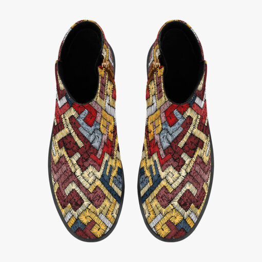 Ethnic Tribal Motifs Bohemian Fashion Boots - Image 7