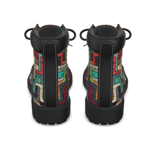 Ethnic Tribal Motifs Bohemian Classic Boots - Image 7