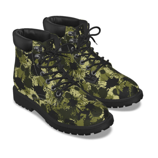 Ink Paint Splashes Camouflage Classic Boots - Image 5