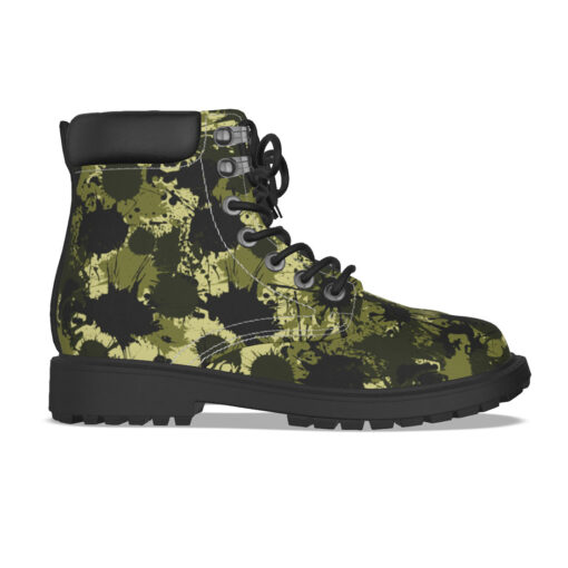 Ink Paint Splashes Camouflage Classic Boots - Image 4