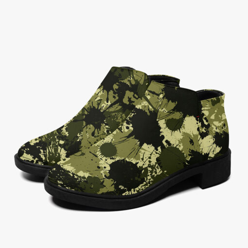 Ink Paint Splashes Camouflage Fashion Boots - Image 5