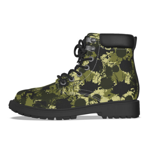 Ink Paint Splashes Camouflage Classic Boots - Image 3