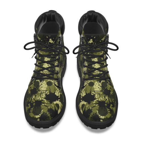 Ink Paint Splashes Camouflage Classic Boots - Image 6