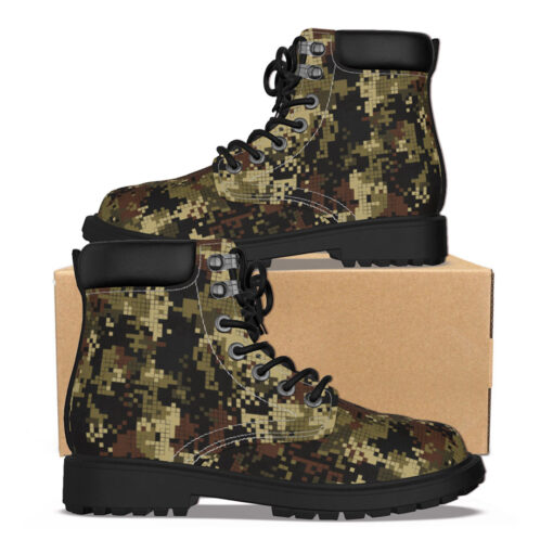 Digital Pixels Camouflage Classic Boots