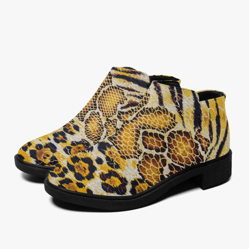 Tiger Snake Leopard Fashion Boots - Image 5