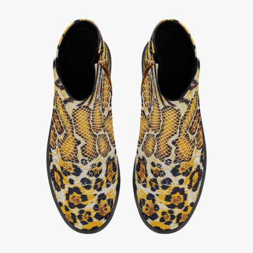 Tiger Snake Leopard Fashion Boots - Image 7