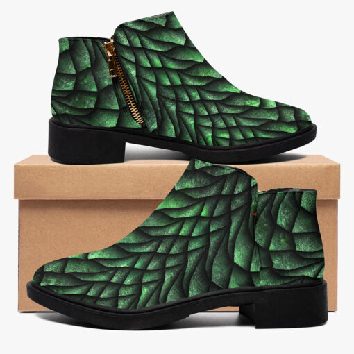 Green Dragon Scales Fashion Boots - Image 2