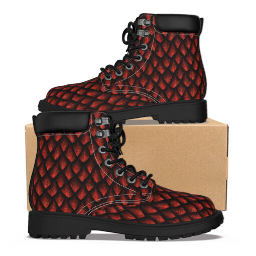 Red Dragon Scales Classic Boots