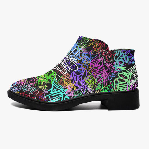 Colorful Graffiti Fashion Boots - Image 4