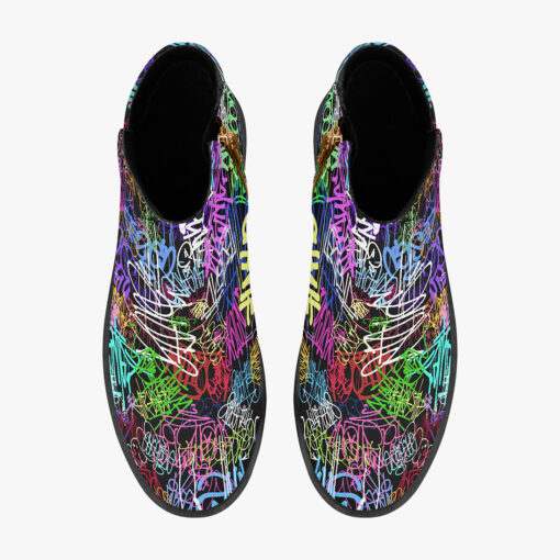 Colorful Graffiti Fashion Boots - Image 6