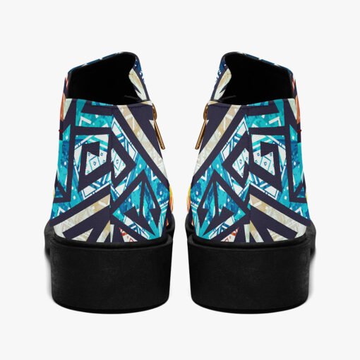 Geometric Pattern Fashion Boots - Image 6