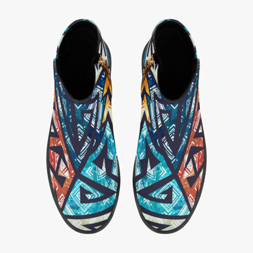 Geometric Pattern Fashion Boots - Image 7