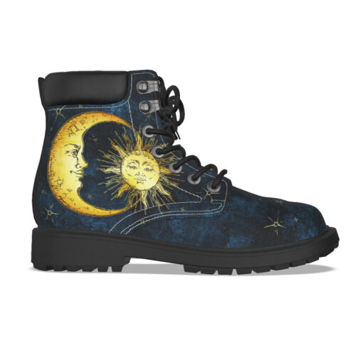 Antique Sun Crescent Moon Classic Boots - Image 3