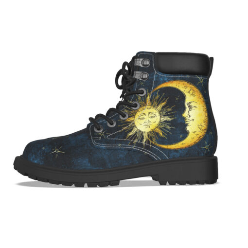 Antique Sun Crescent Moon Classic Boots - Image 4