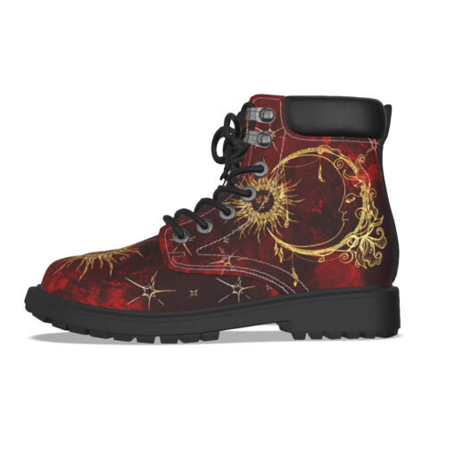 Mystical Sun And Moon Classic Boots - Image 3