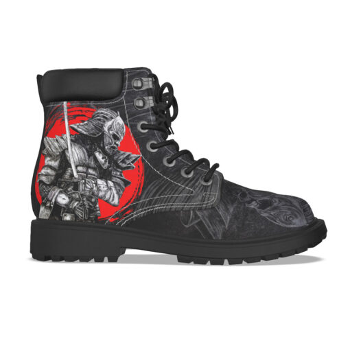 Fantasy Samurai in Helmet Classic Boots - Image 5