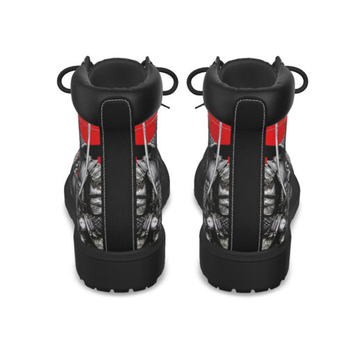 Japanese Dragon and Samurai Classic Boots - Image 4