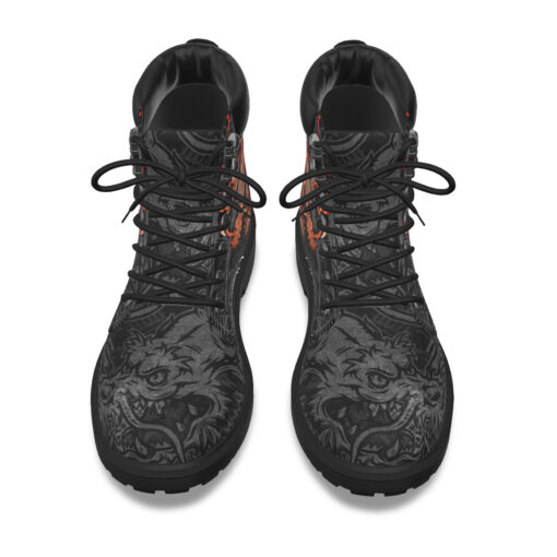 Red Chinese Dragon Classic Boots - Image 7