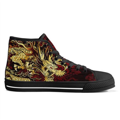 Golden Dragon High-Top Shoes - Image 5