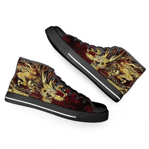 Golden Dragon High-Top Shoes - Image 6