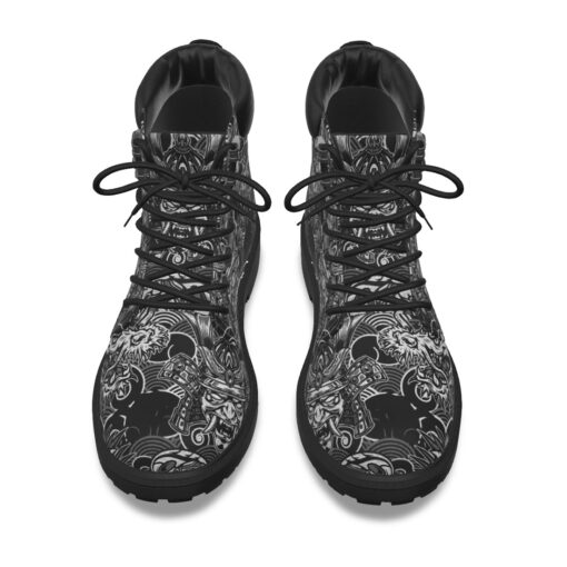 Vintage Snake Dragon Samurai Classic Boots - Image 7