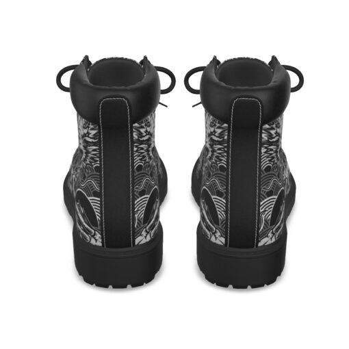 Vintage Snake Dragon Samurai Classic Boots - Image 4