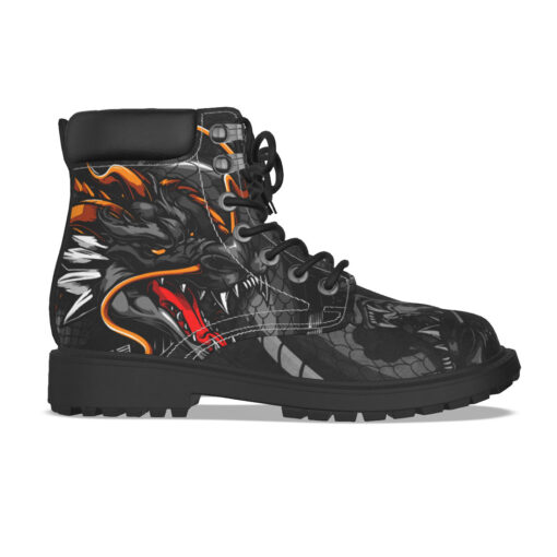 Fantasy Japanese Dragon Classic Boots - Image 7