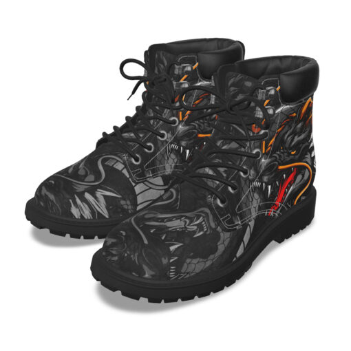 Fantasy Japanese Dragon Classic Boots - Image 2