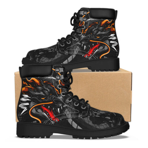 Fantasy Japanese Dragon Classic Boots