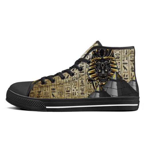 Ancient Egyptian Pyramid High-Top Shoes - Image 4