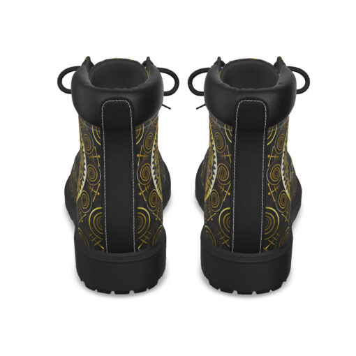 Sacred Mayan Sun God Classic Boots - Image 4