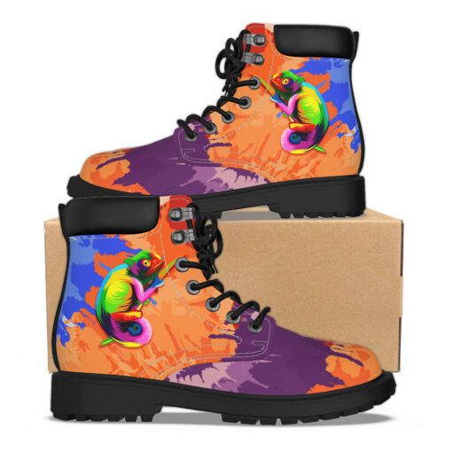 Multicolored Chameleon Classic Boots