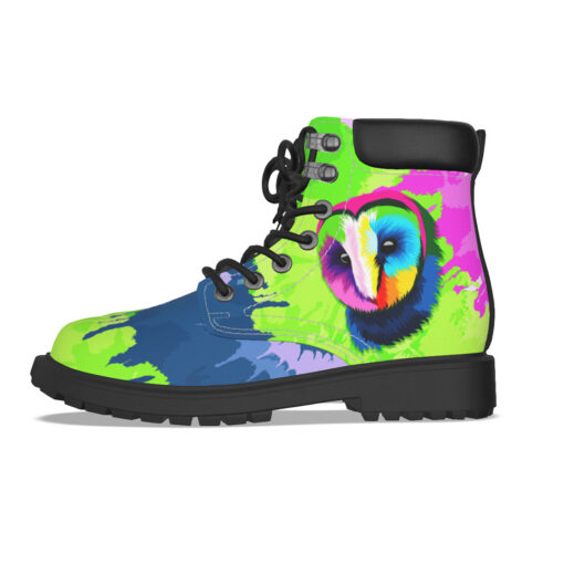 Colored Barn Owl Classic Boots - Image 3