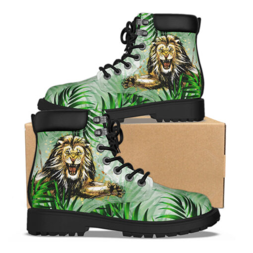 Lion Jumping from Jungle Classic Boots