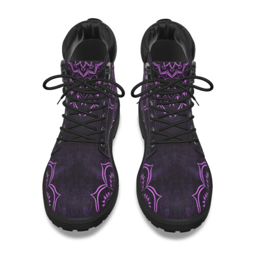 Purple Mandala Classic Boots - Image 7