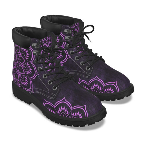 Purple Mandala Classic Boots - Image 6