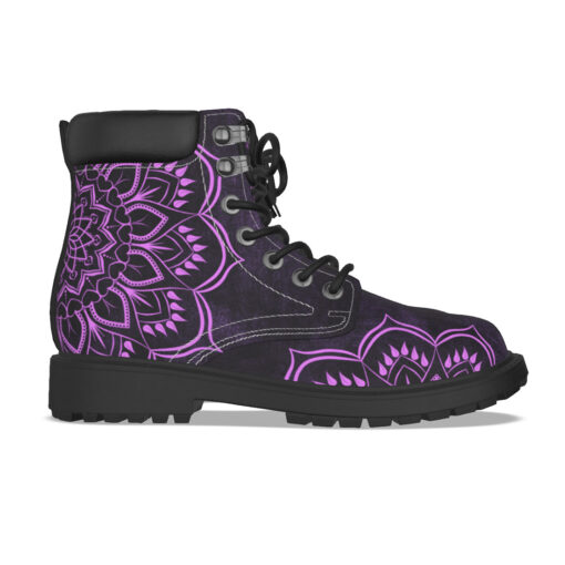 Purple Mandala Classic Boots - Image 5