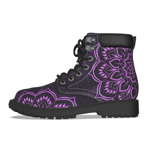 Purple Mandala Classic Boots - Image 3