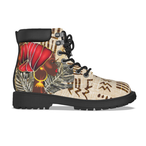 African Red Turban Classic Boots - Image 5