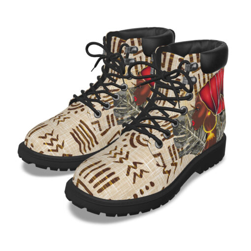 African Red Turban Classic Boots - Image 2