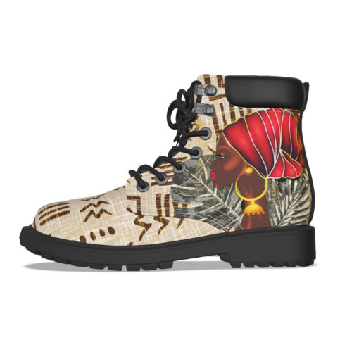 African Red Turban Classic Boots - Image 3