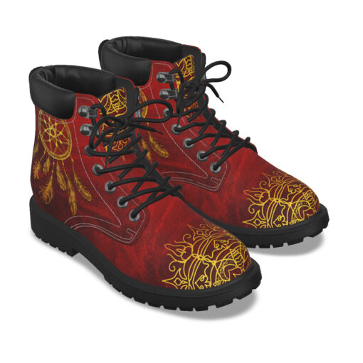 Dream Catcher Mandala Classic Boots - Image 6