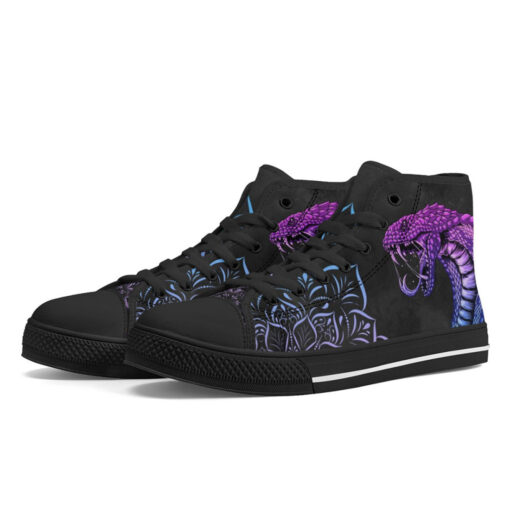 Neon Cobra Head High-Top Shoes - Image 2