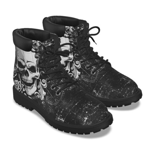 Silver Skull Classic Boots - Image 6