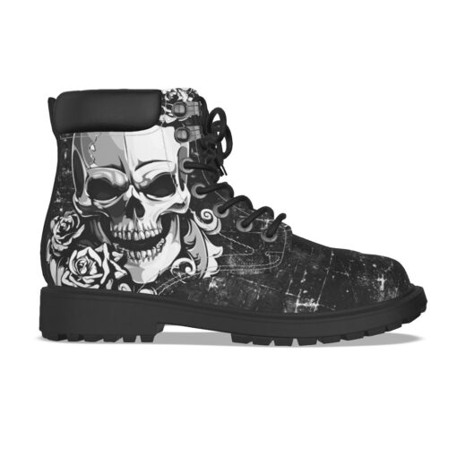 Silver Skull Classic Boots - Image 5