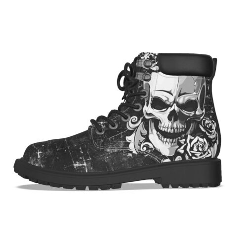 Silver Skull Classic Boots - Image 3