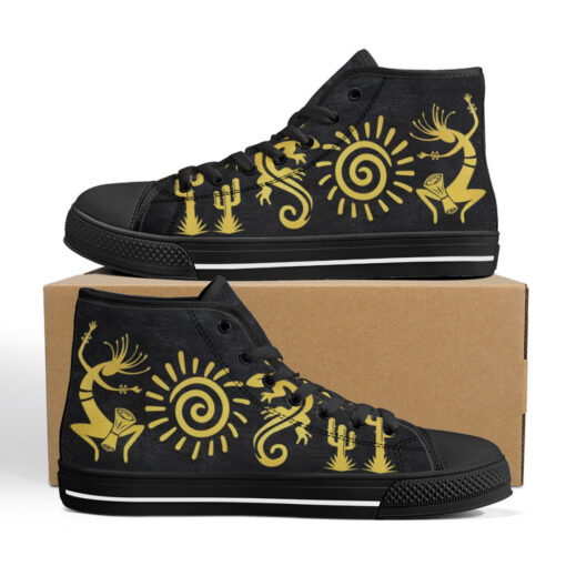 Kokopelli Figures High-Top Shoes