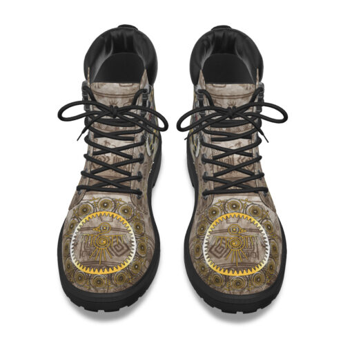 Aztec Gold Skull Classic Boots - Image 7