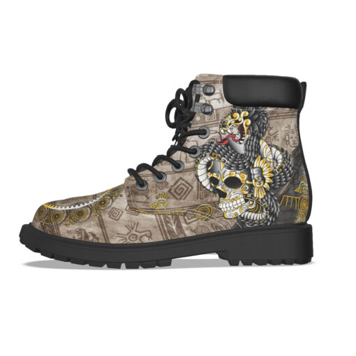 Aztec Gold Skull Classic Boots - Image 3