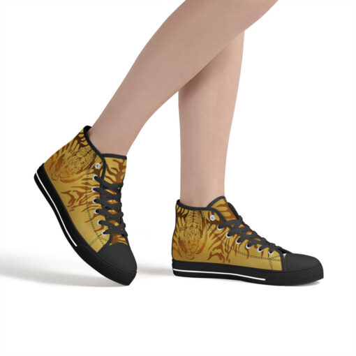 Gold Tiger Hunting High-Top Shoes - Image 7